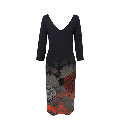 Desigual Jurk Met Bloemenprint Zwart desigual kopen in de aanbieding Desigual Jurk Met Bloemenprint Zwart desigual kopen in de aanbieding