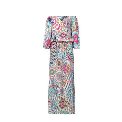 Desigual Off Shoulder Maxi Jurk Met Allover Print desigual kopen in de aanbieding Desigual Off Shoulder Maxi Jurk Met Allover Print desigual kopen in de aanbieding