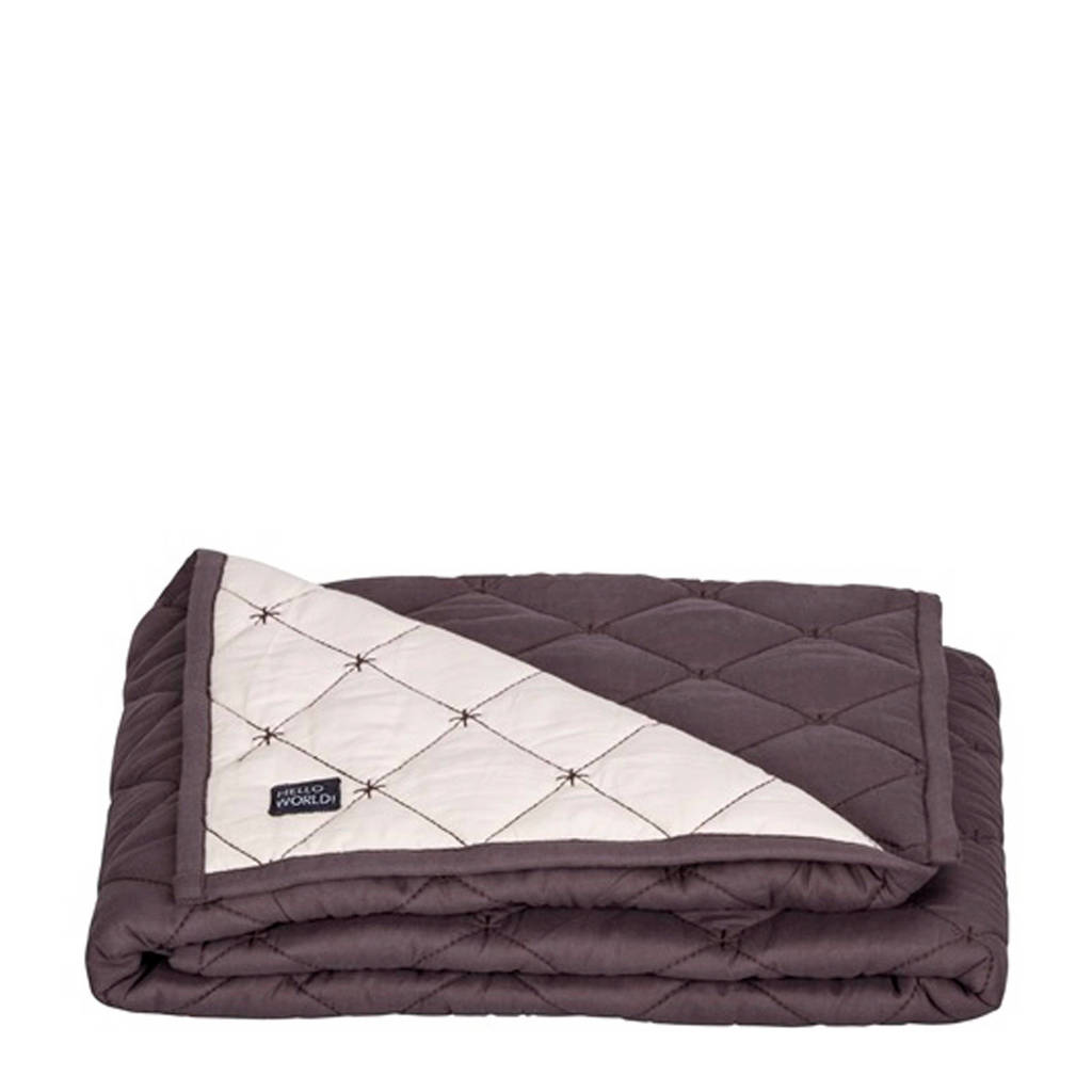 IMPS&ELFS quilted wiegdeken antraciet 80x100 cm, Antraciet