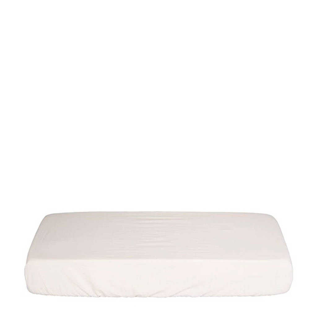 IMPS&ELFS Biologisch katoen hoeslaken wieg wit 40x80 cm Wit