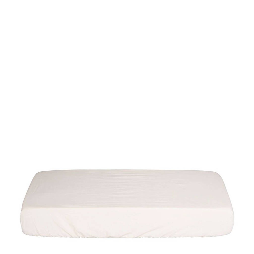 IMPS&ELFS Biologisch katoen baby hoeslaken wieg ecru 40x80 cm Ecru