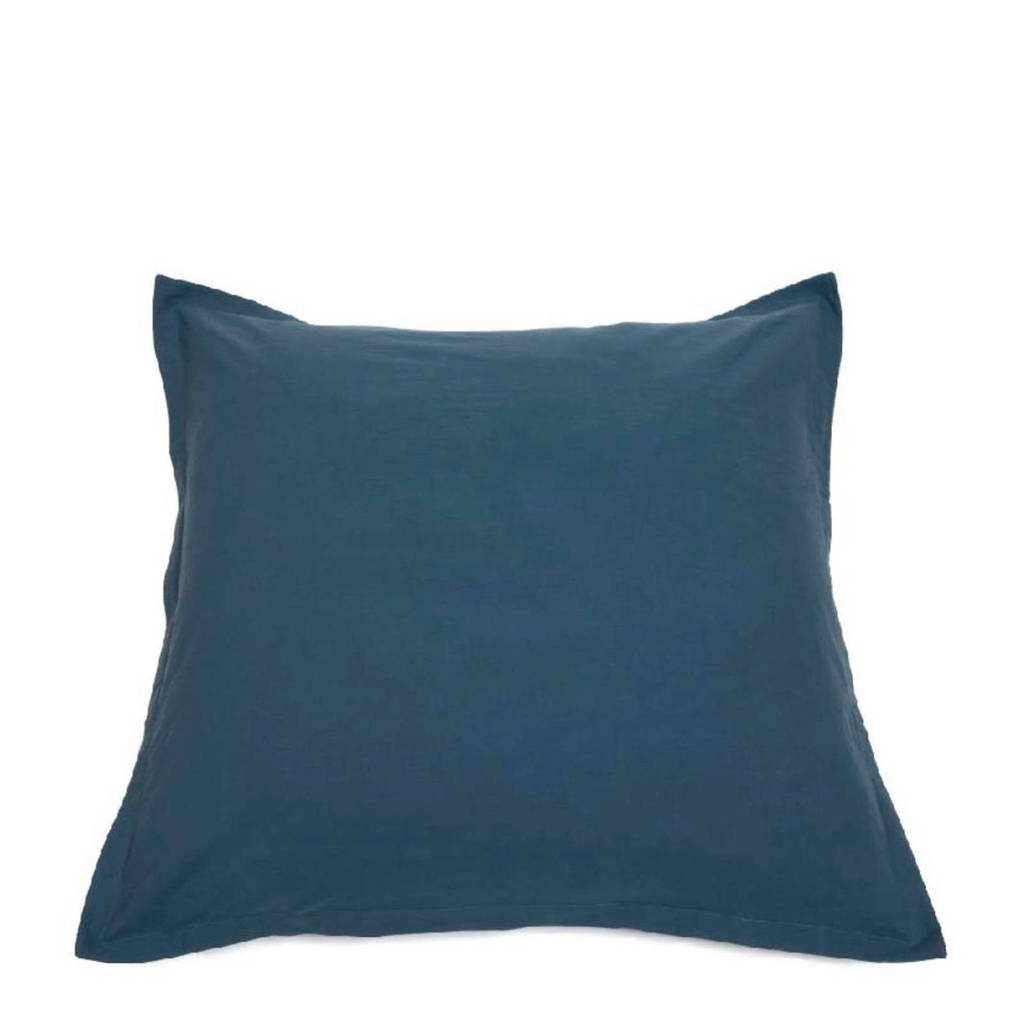 IMPS&ELFS Biologisch katoen kussensloop blauw 65x65 cm, Blauw