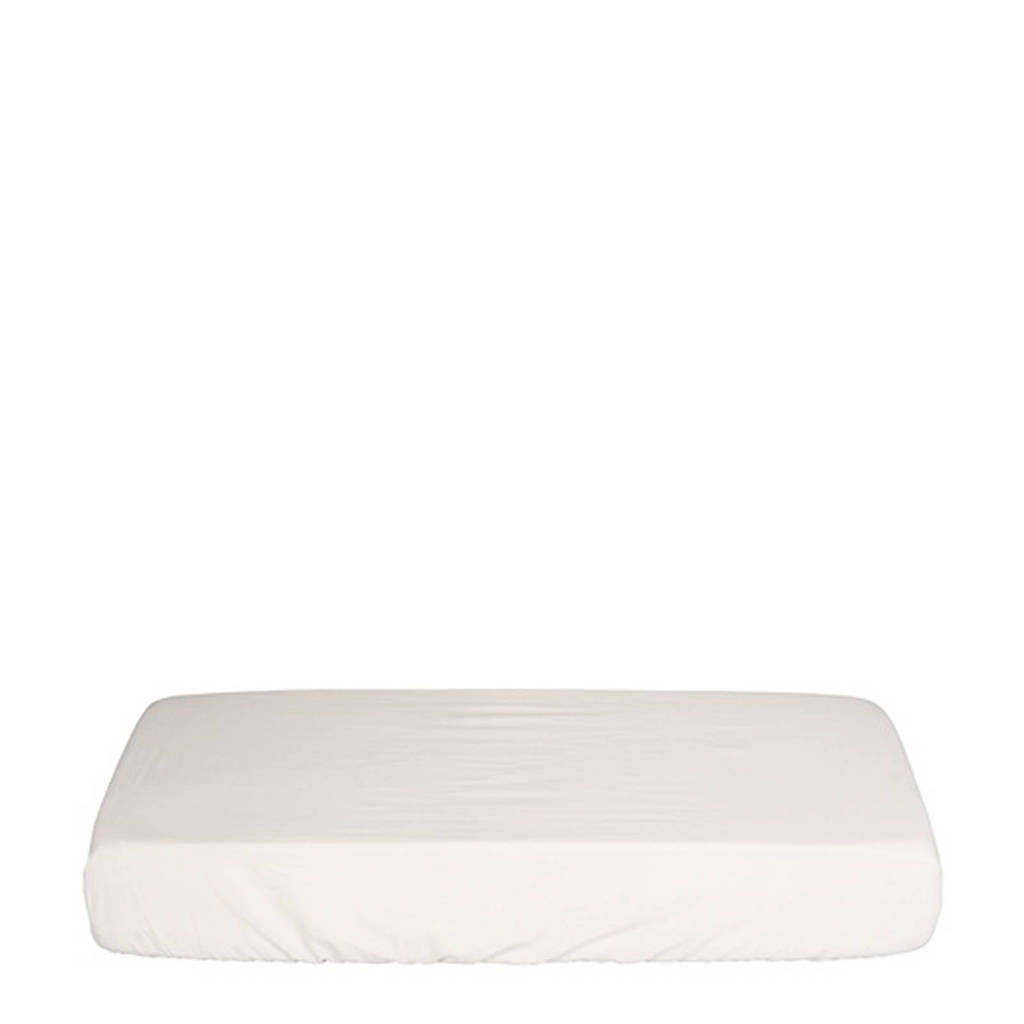 IMPS&ELFS Biologisch katoen hoelaken ledikant wit 60x120 cm Wit