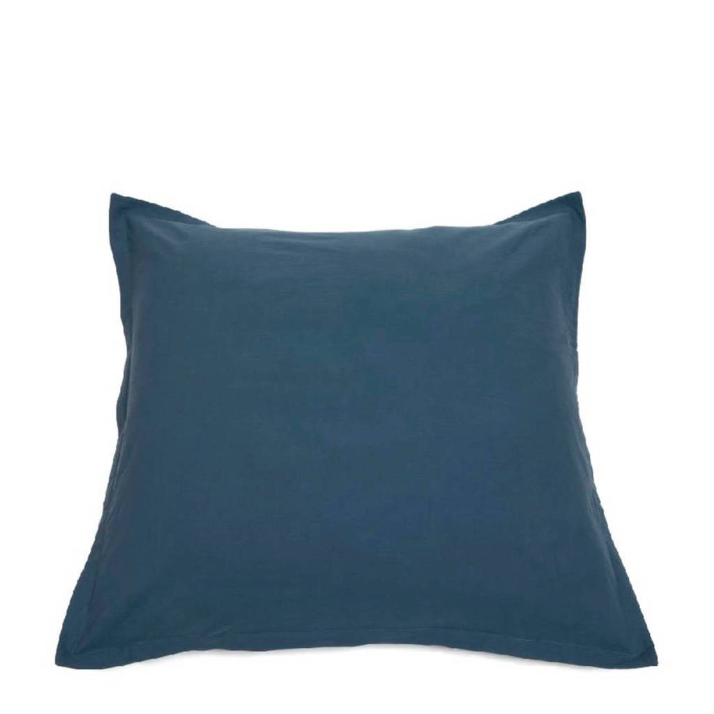 IMPS&ELFS Biologisch katoen kussensloop blauw 80x80 cm, Blauw