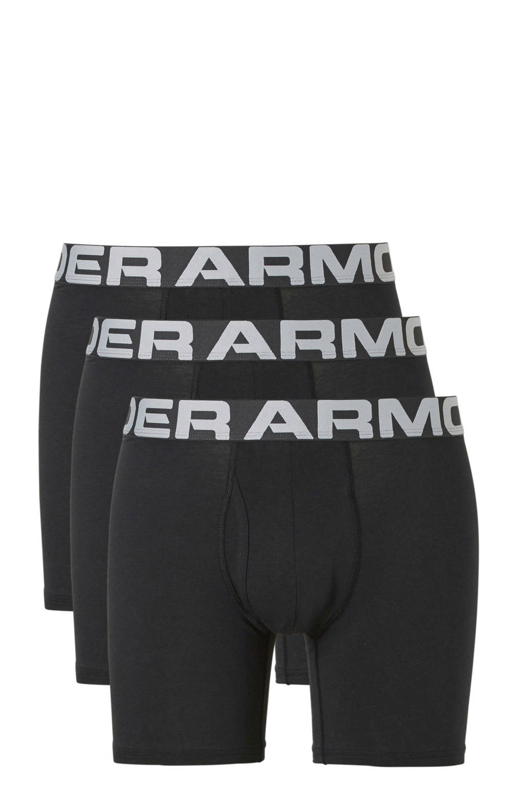 Under Armour sportboxer - set van 3, Zwart