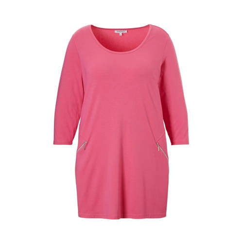 Zhenzi Tuniek Met Ritsdetails Roze zhenzi kopen in de aanbieding