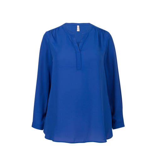 Miss Etam Plus Top Blauw miss etam kopen in de aanbieding