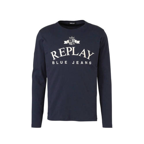 Replay T Shirt Lange Mouwen replay kopen in de aanbieding Replay T Shirt Lange Mouwen replay kopen in de aanbieding