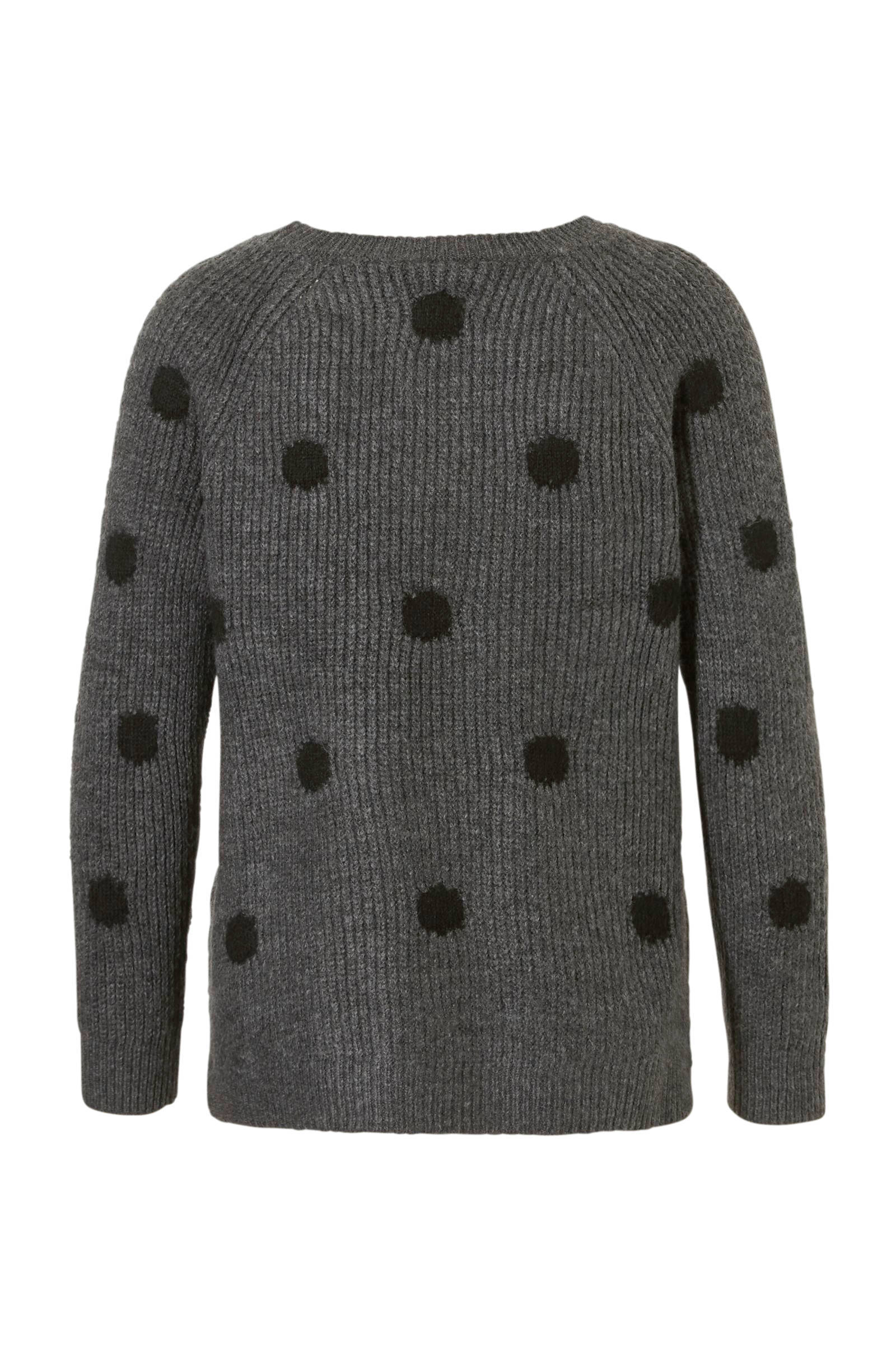 C&A Yessica trui met all over stippen antraciet | wehkamp C&A Yessica tussenjas met stippen donkerblauw | wehkamp