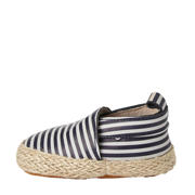 thumbnail: Petit Filippe geschenkset met leren espadrilles + speenkoord breton stripes