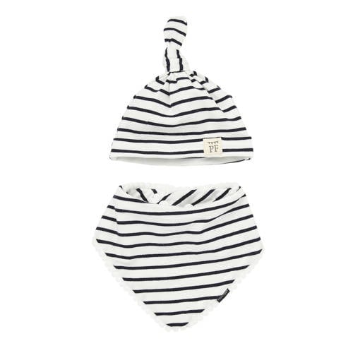 Petit Filippe geschenkset muts + bandana breton stripes afbeelding