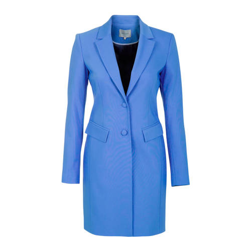 Promiss Lange Blazer Blauw promiss kopen in de aanbieding