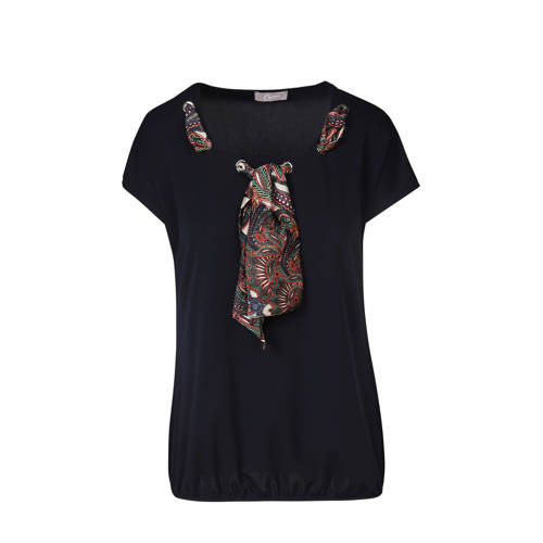 Cassis T Shirt Met Sjaaldetail Marine cassis kopen in de aanbieding