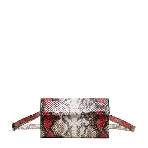 Mango Slangenprint Tas Rood mango kopen in de aanbieding Mango Slangenprint Tas Rood mango kopen in de aanbieding
