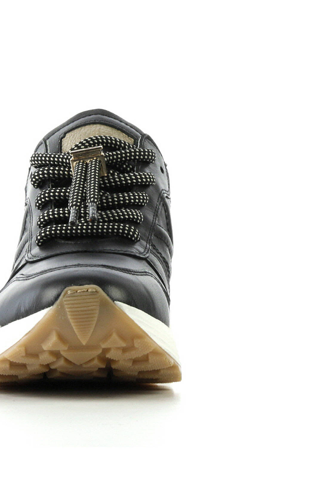 Via Vai leren sneakers zwart | wehkamp