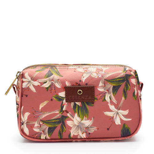 Essenza Gebloemde Make Up Tas Roze essenza kopen in de aanbieding