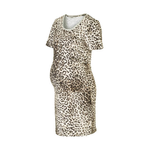 Love2Wait Zwangerschap Voedingsjurk Met Panterprint Zand love2wait kopen in de aanbieding Love2Wait Zwangerschap Voedingsjurk Met Panterprint Zand love2wait kopen in de aanbieding