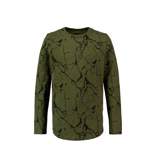 Coolcat Longsleeve Met All Over Print Groen coolcat kopen in de aanbieding