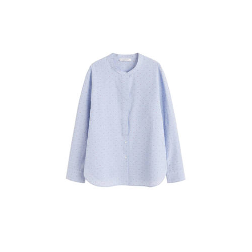 Violeta By Mango Blouse Met All Over Print Blauw violeta by mango kopen in de aanbieding Violeta By Mango Blouse Met All Over Print Blauw violeta by mango kopen in de aanbieding