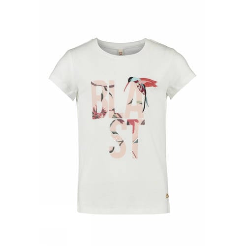 Cks Kids T Shirt Jaida Met Tekst Ecru cks kids kopen in de aanbieding