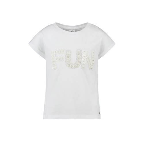 Cks Kids T Shirt Jinne Met Kraaltjes Tekst Wit cks kids kopen in de aanbieding
