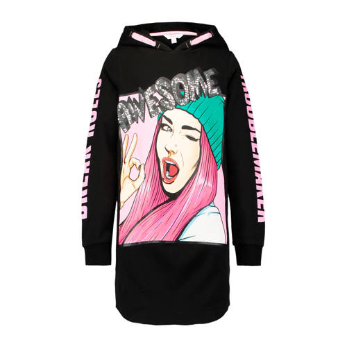 Coolcat Sweatjurk Met Printopdruk Zwart coolcat kopen in de aanbieding Coolcat Sweatjurk Met Printopdruk Zwart coolcat kopen in de aanbieding