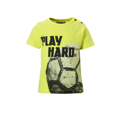 Koko Noko T Shirt Met Voetbal Geel koko noko kopen in de aanbieding