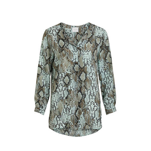 Vila Blouse Met Slangenprint vila kopen in de aanbieding Vila Blouse Met Slangenprint vila kopen in de aanbieding