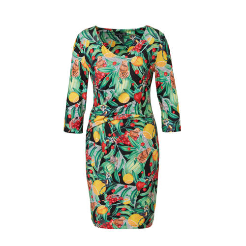 Smashed Lemon Jurk Met All Over Print Groen smashed lemon kopen in de aanbieding