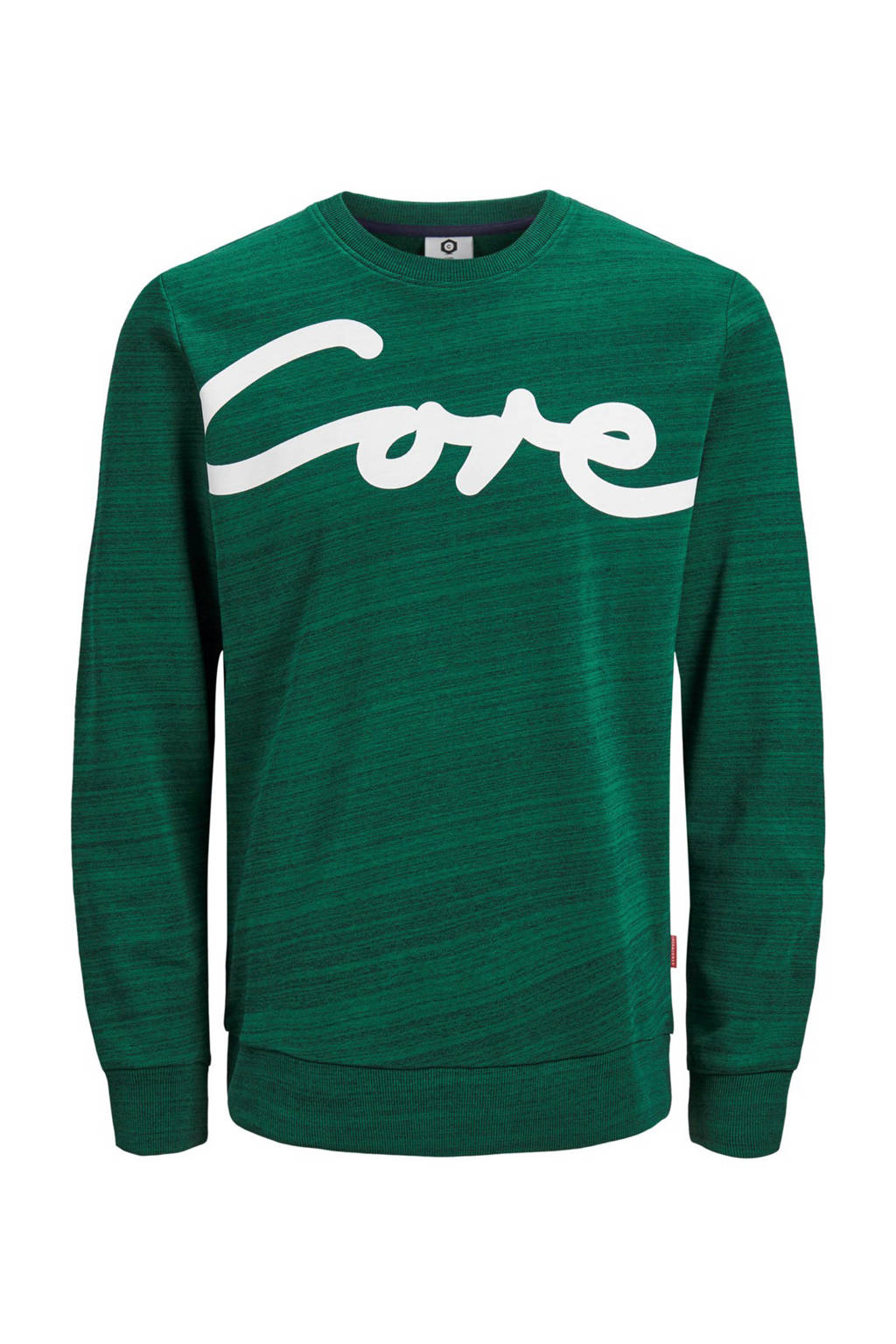 JACK & JONES CORE sweater met printopdruk, Groen