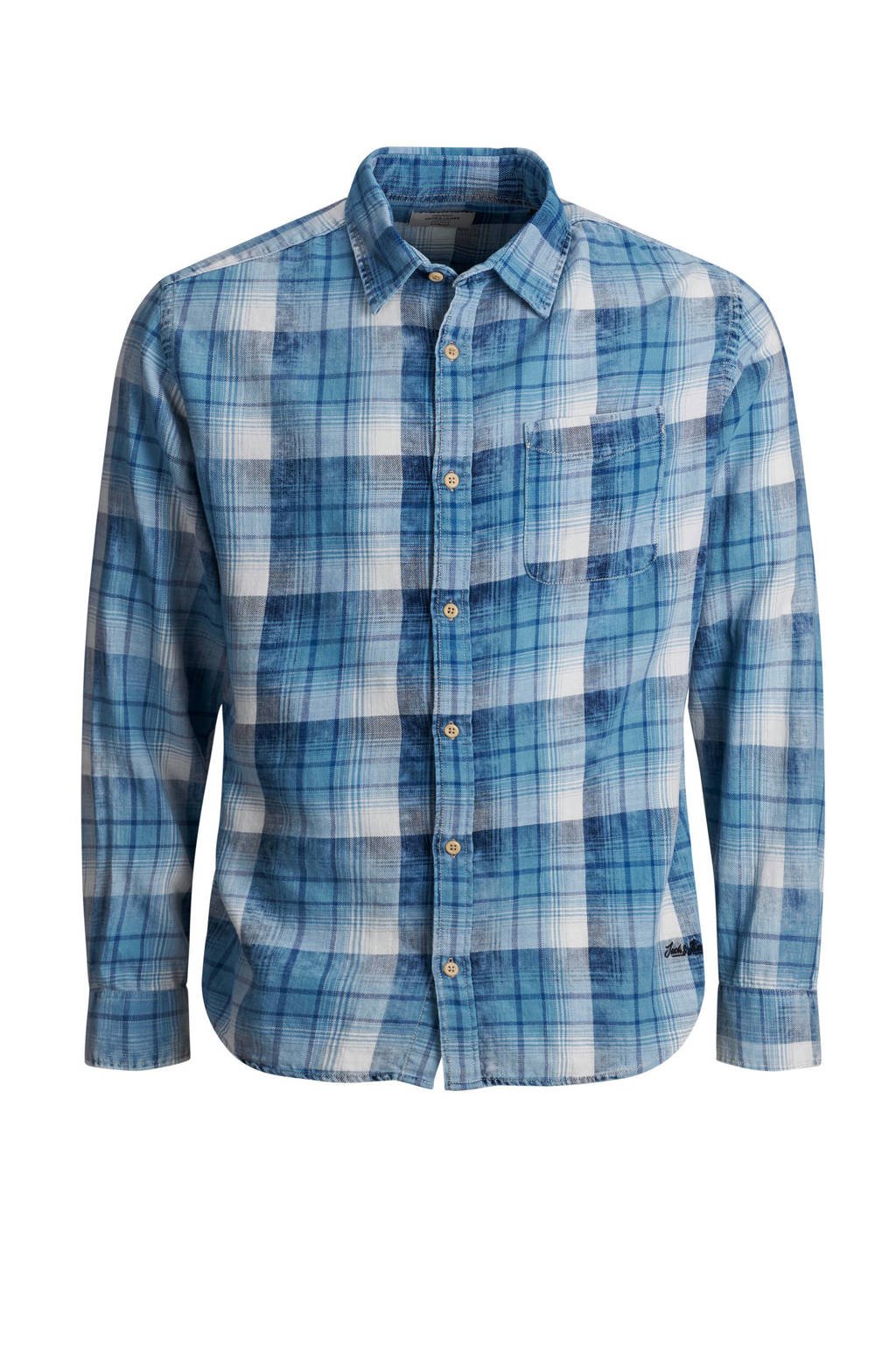 Jack & Jones Originals slim fit overhemd, Blauw
