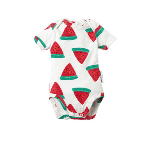 Fabienne Chapot Baby Romper Met Meloenen Wit fabienne chapot kopen in de aanbieding