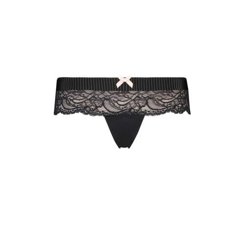 Hunkemoller String Adalyn Zwart hunkemoller kopen in de aanbieding