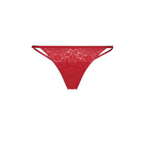 Hunkemoller String Zoya Rood hunkemoller kopen in de aanbieding