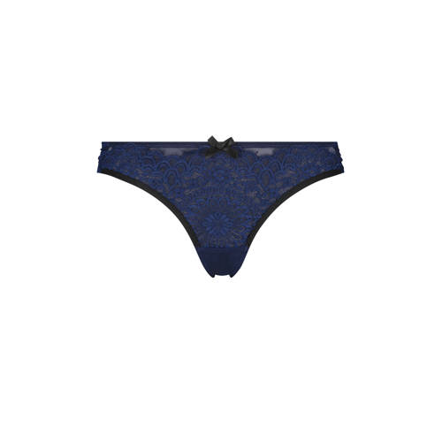 Hunkemoller String Juliet Donkerblauw hunkemoller kopen in de aanbieding Hunkemoller String Juliet Donkerblauw hunkemoller kopen in de aanbieding
