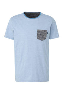 Men Casual T-shirt met borstzakje