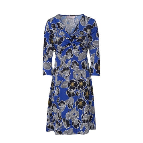 Cassis Gebloemde Jurk Blauw cassis kopen in de aanbieding Cassis Gebloemde Jurk Blauw cassis kopen in de aanbieding