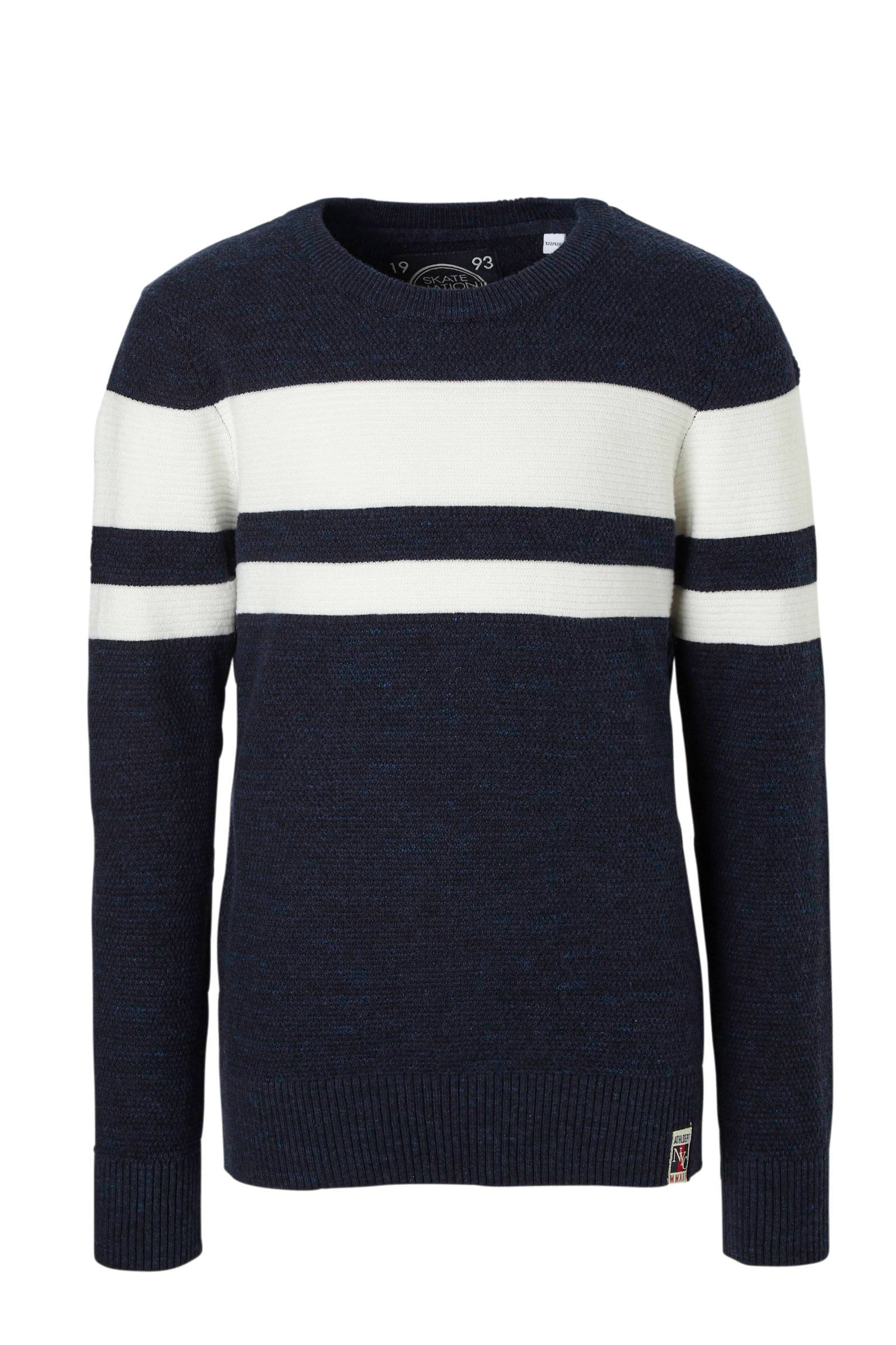 C&A Here & There trui met strepen blauw | wehkamp C&A Here & There gestreepte trui lichtblauwwit | wehkamp