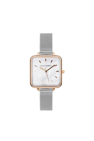 Dawn Aurora horloge VH02006 zilverkleurig