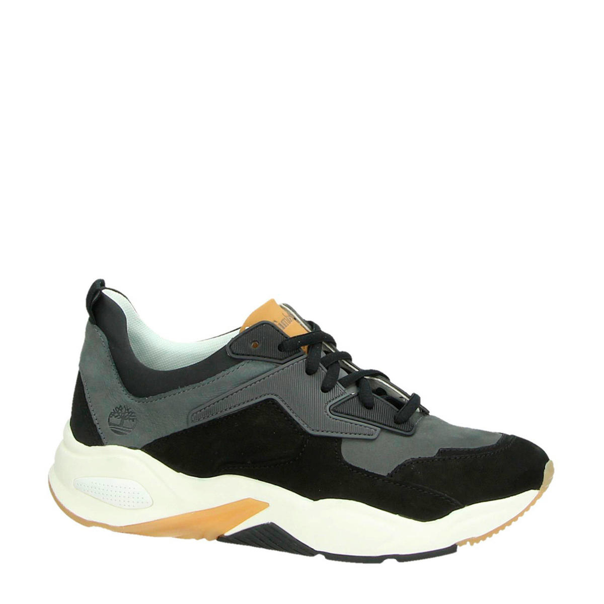 Timberland Delphiville Delphiville leren sneakers zwart wehkamp