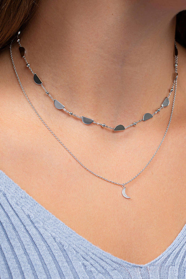 CASSIECA Zilveren ketting voor dames en meisjes, 925 sterling zilver, zonder hanger, pantserketting, 1,5 mm, voor vrouwen en meisjes, 41-61 cm, sterling zilver