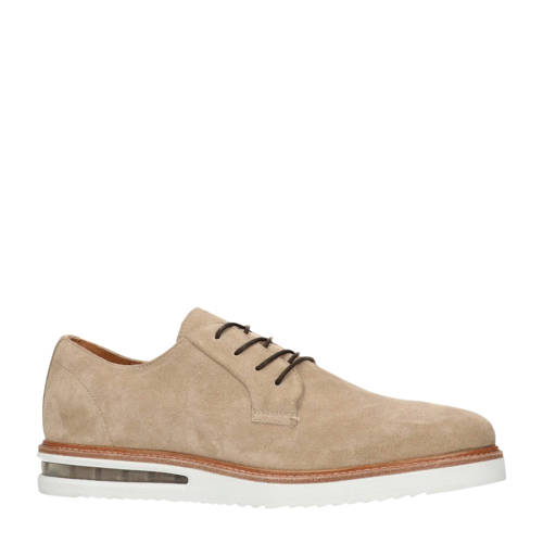 Manfield Suede Veterschoenen Beige manfield kopen in de aanbieding Manfield Suede Veterschoenen Beige manfield kopen in de aanbieding