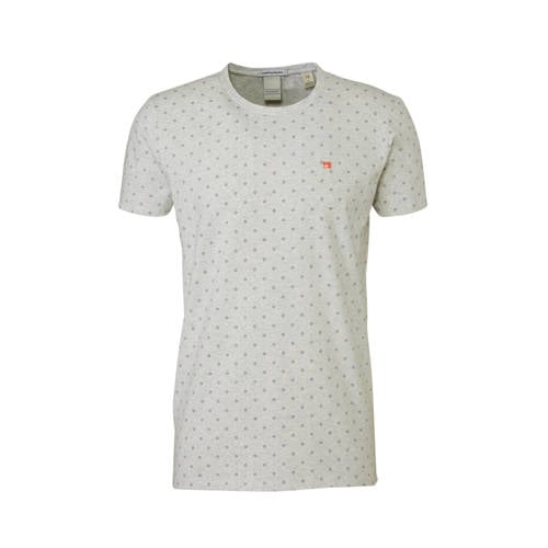 Scotch Soda Gemeleerd T Shirt Met Print Grijs scotch soda kopen in de aanbieding Scotch Soda Gemeleerd T Shirt Met Print Grijs scotch soda kopen in de aanbieding