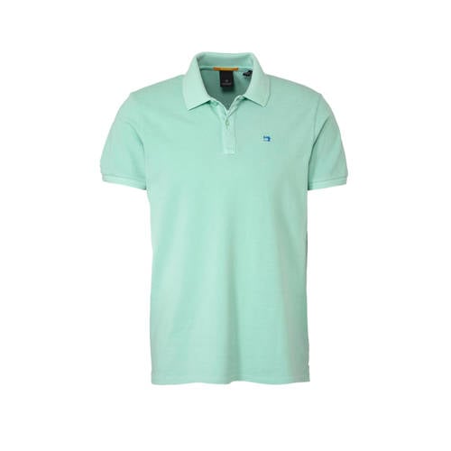 Scotch Soda Regular Fit Polo Turquoise scotch soda kopen in de aanbieding