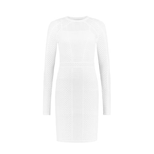 NIKKIE Juna jurk met open details wit NIKKIE Juna jurk met open details wit