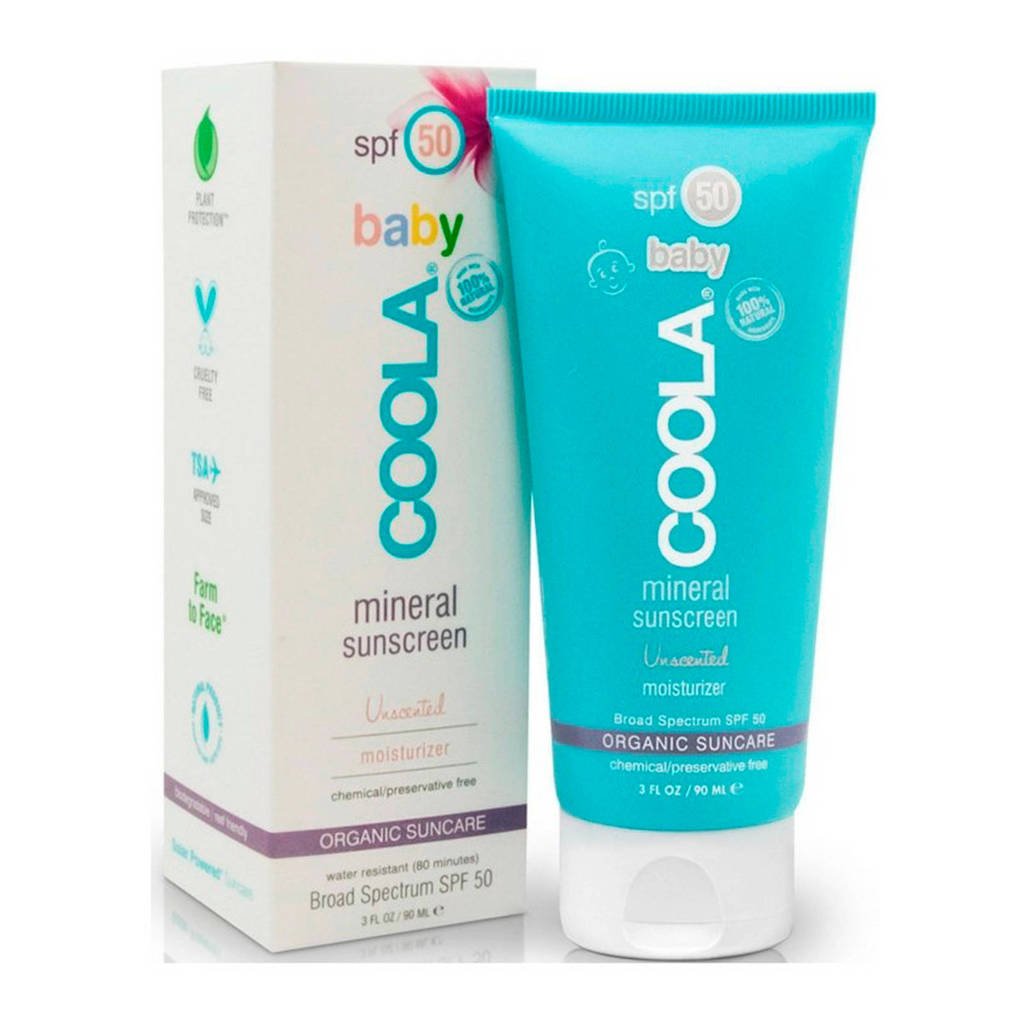 Coola Baby SPF50 Unscented Moisturizer zonnebrand - 90 ml