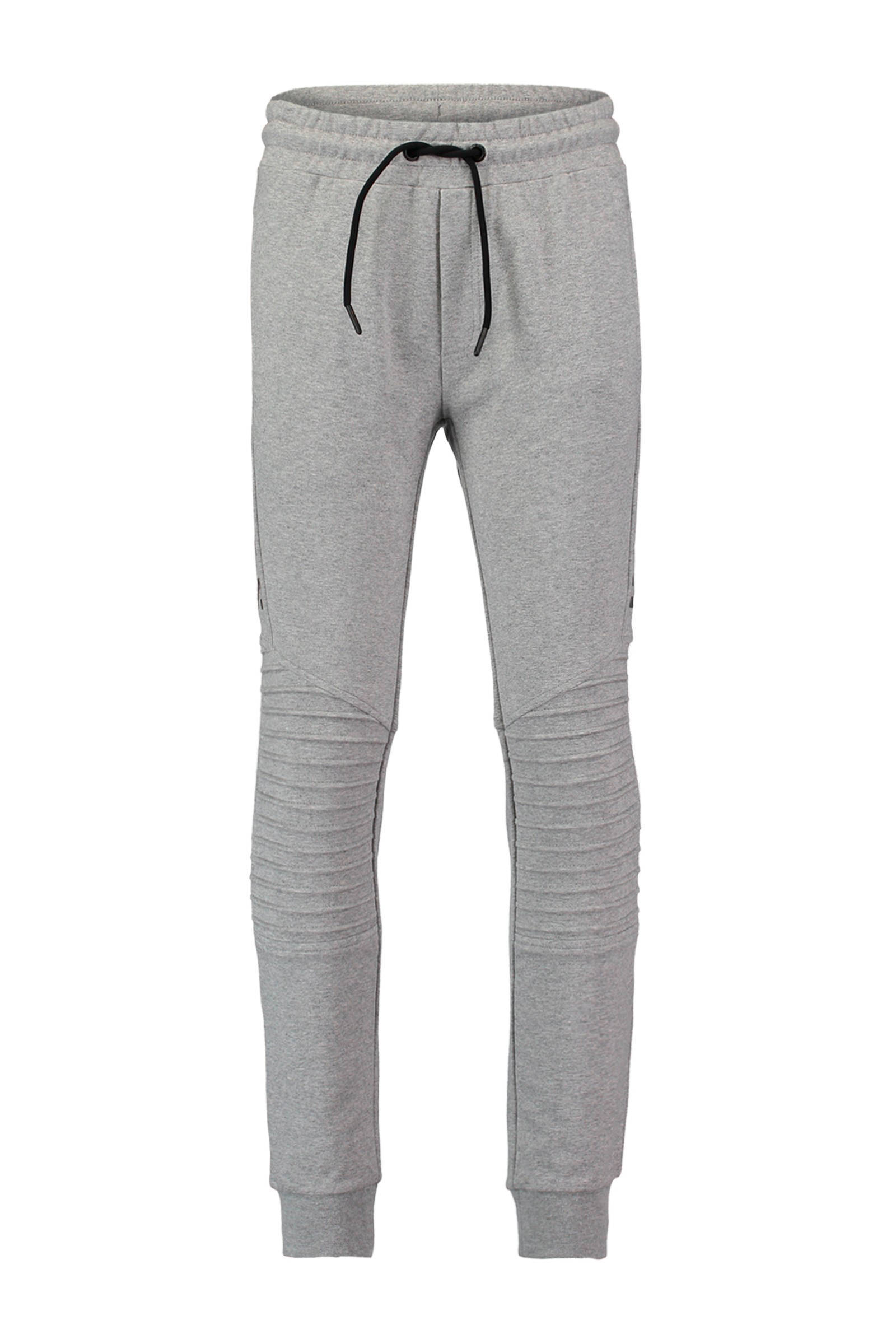 CoolCat joggingbroek met ribbels grijs | wehkamp