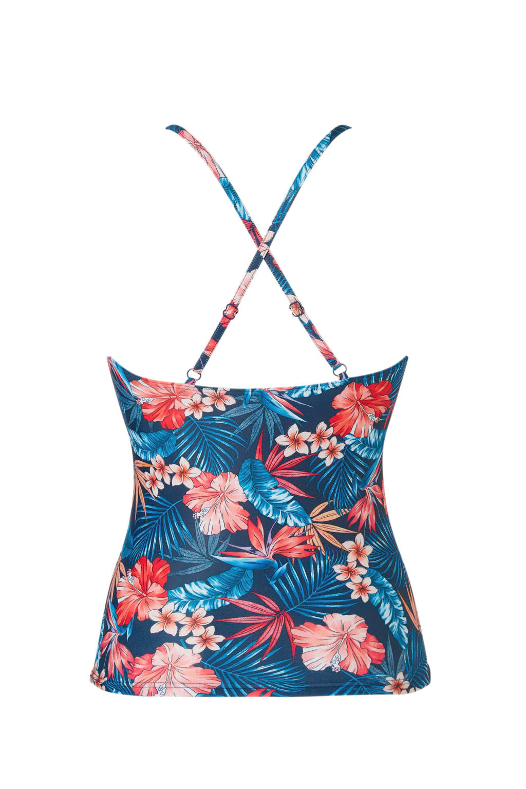 Protesttankini Bloemen Protesttankini Bikinitop Met Bloemen Bikinitop Met Blauw Blauw q0rfwq
