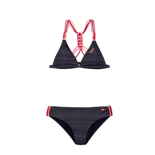Protest Triangel Bikini In Een All Over Print Antraciet protest kopen in de aanbieding