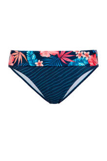 omslag bikinibroekje met all-over print blauw